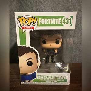 Brand New Funko Fortnite Highrise Assault Trooper 431 Pop Figure